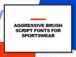 Dynamic Script Fonts for Sports Apparel Branding